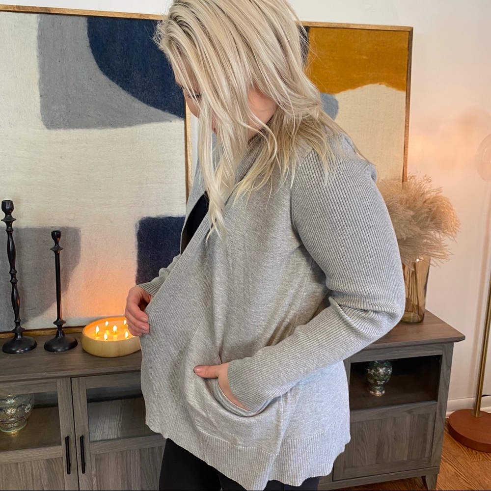 Verve Ami Grey Cardigan - Picture 5 of 7